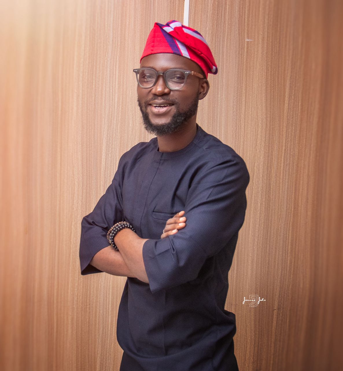 Ayotunde Ayoola in traditional attire